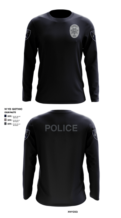 Stanley Police Dept 9757020 Long Sleeve Performance Shirt - 4