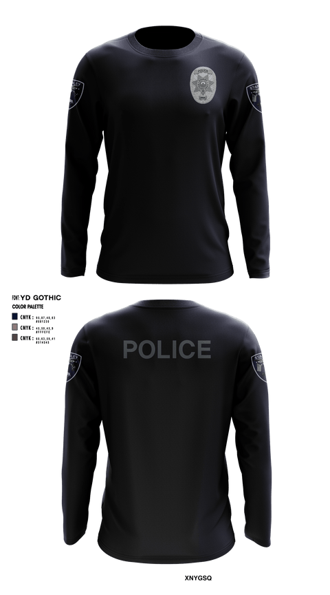 Long Sleeve Performance Shirt, , Police, Teamtime, Team time, sublimation, custom sports apparel, team uniforms, spirit wear, spiritwear, sports uniforms, custom shirts, team store, custom team store, fundraiser sports, apparel fundraiser