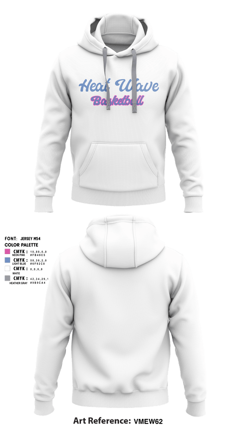 Hoodie, Heat Wave, Men's Basketball, Teamtime, Team time, sublimation, custom sports apparel, team uniforms, spirit wear, spiritwear, sports uniforms, custom shirts, team store, custom team store, fundraiser sports, apparel fundraiser