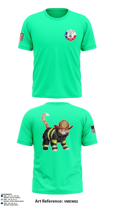 C-Shift Cool Cats 12896610 Short Sleeve Performance Shirt - 2