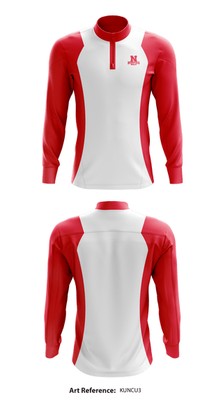 Quarter Zip Jacket, University of Nebraska Golf, Golf, Teamtime, Team time, sublimation, custom sports apparel, team uniforms, spirit wear, spiritwear, sports uniforms, custom shirts, team store, custom team store, fundraiser sports, apparel fundraiser