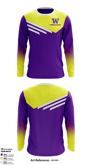 Long Sleeve Performance Shirt, Winner High School Dance, , Teamtime, Team time, sublimation, custom sports apparel, team uniforms, spirit wear, spiritwear, sports uniforms, custom shirts, team store, custom team store, fundraiser sports, apparel fundraiser