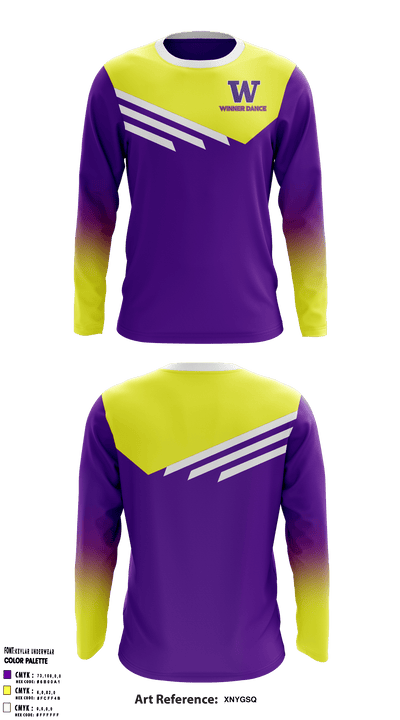 Winner High School Dance 81397679 Long Sleeve Performance Shirt - 2