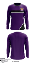 Hattiesburg High School Powerlifting 97684171 Long Sleeve Performance Shirt - 3