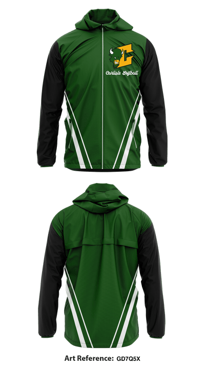 carlisle softball 50489526 Windbreaker - 3