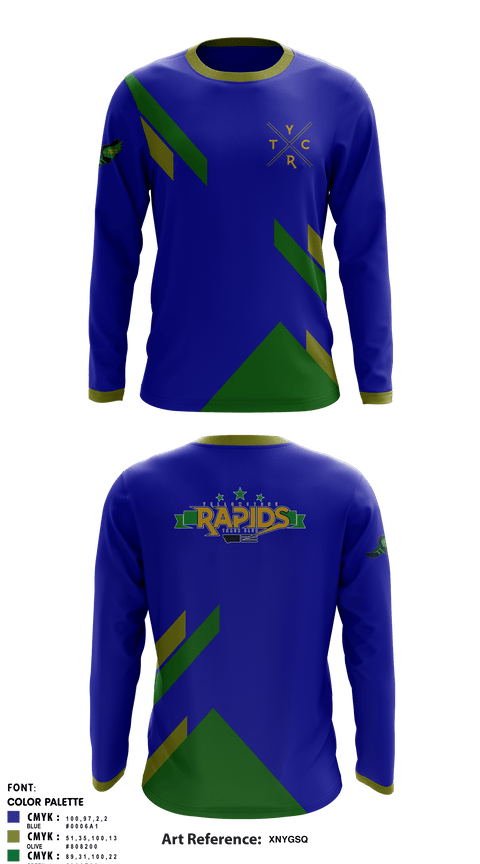 Long Sleeve Performance Shirt, Yellowstone Rapids Track, Track & Field, Teamtime, Team time, sublimation, custom sports apparel, team uniforms, spirit wear, spiritwear, sports uniforms, custom shirts, team store, custom team store, fundraiser sports, apparel fundraiser