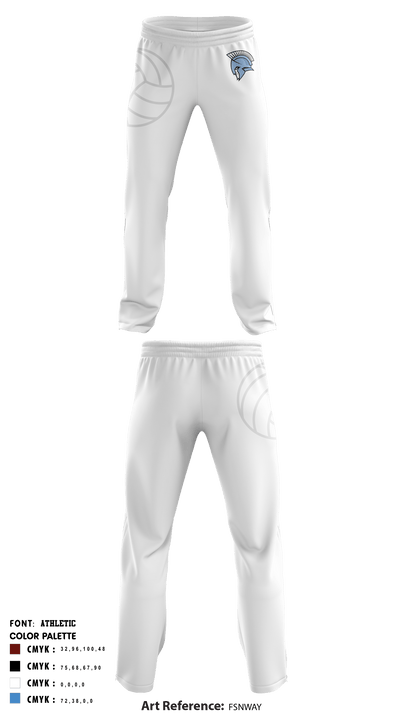 Antioch Middle School Volleyball 9817929 Sweatpants - 5