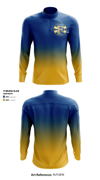 Fairhope High School Cheer 44328876 Quarter Zip Jacket - 1
