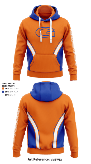 Hoodie, Robert B Glenn High School Football, Football, Teamtime, Team time, sublimation, custom sports apparel, team uniforms, spirit wear, spiritwear, sports uniforms, custom shirts, team store, custom team store, fundraiser sports, apparel fundraiser