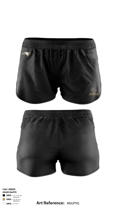 Oak Park High School Lacrosse 65848983 Women's Shorts - 1