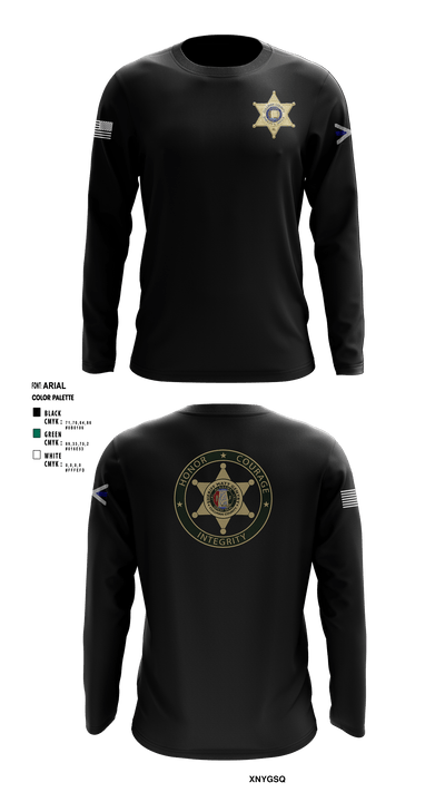 Cullman County S.O. 38220229 Long Sleeve Performance Shirt - 1