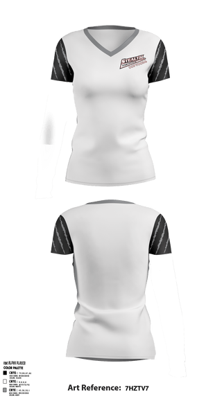 Women's Short Sleeve Vneck Shirt, Stealth Softball Org, Softball, Teamtime, Team time, sublimation, custom sports apparel, team uniforms, spirit wear, spiritwear, sports uniforms, custom shirts, team store, custom team store, fundraiser sports, apparel fundraiser