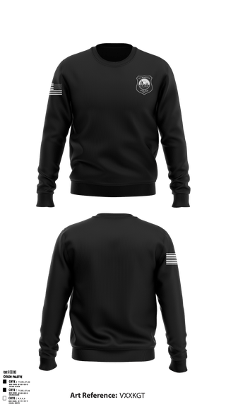 Crew Neck Sweatshirt, A Platoon, Police, Teamtime, Team time, sublimation, custom sports apparel, team uniforms, spirit wear, spiritwear, sports uniforms, custom shirts, team store, custom team store, fundraiser sports, apparel fundraiser