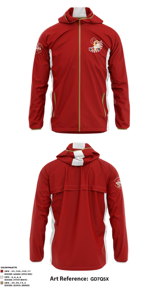 Windbreaker, CC Niners, Football, Teamtime, Team time, sublimation, custom sports apparel, team uniforms, spirit wear, spiritwear, sports uniforms, custom shirts, team store, custom team store, fundraiser sports, apparel fundraiser