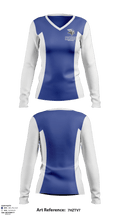 Nimitz High School Cheer 15884343 Women's Long Sleeve V-neck Shirt - 1