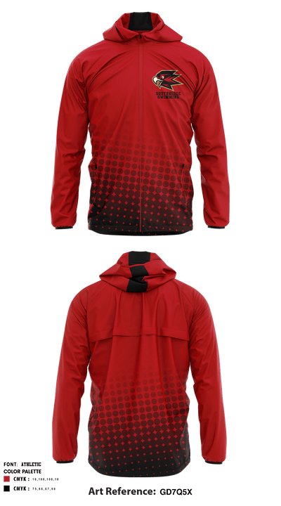 Southridge High School Swimming 25068212 Windbreaker - 1