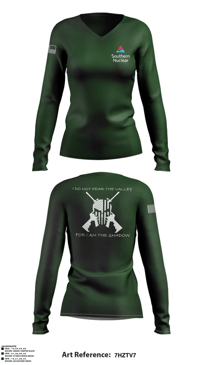 Cat 76520926 Women's Long Sleeve V-neck Shirt - 2