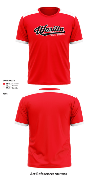 Short Sleeve Performance Shirt, Wasilla Youth Baseball League, Baseball, Teamtime, Team time, sublimation, custom sports apparel, team uniforms, spirit wear, spiritwear, sports uniforms, custom shirts, team store, custom team store, fundraiser sports, apparel fundraiser