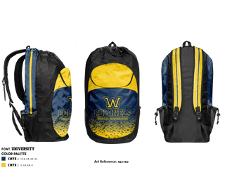 Gear Bag, Wilkes University Swimming, School Spirit Store, Teamtime, Team time, sublimation, custom sports apparel, team uniforms, spirit wear, spiritwear, sports uniforms, custom shirts, team store, custom team store, fundraiser sports, apparel fundraiser