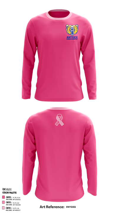 Antioch Spartans 69324892 Long Sleeve Performance Shirt - 1
