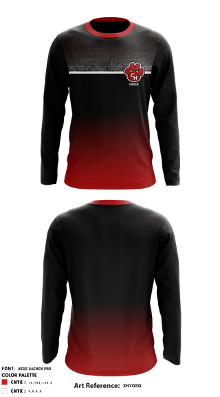 Long Sleeve Performance Shirt, Colleyville Heritage High School Cheer, , Teamtime, Team time, sublimation, custom sports apparel, team uniforms, spirit wear, spiritwear, sports uniforms, custom shirts, team store, custom team store, fundraiser sports, apparel fundraiser