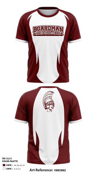 Short Sleeve Performance Shirt, Boardman High School Cheer, School Spirit Store, Teamtime, Team time, sublimation, custom sports apparel, team uniforms, spirit wear, spiritwear, sports uniforms, custom shirts, team store, custom team store, fundraiser sports, apparel fundraiser