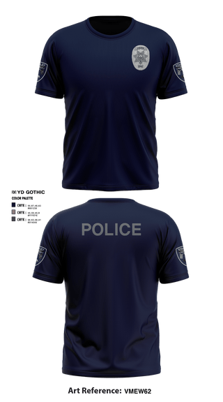 Short Sleeve Performance Shirt, , Police, Teamtime, Team time, sublimation, custom sports apparel, team uniforms, spirit wear, spiritwear, sports uniforms, custom shirts, team store, custom team store, fundraiser sports, apparel fundraiser