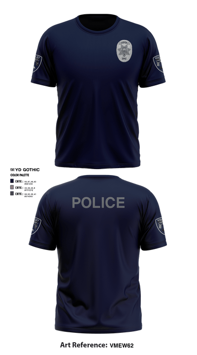 Stanley Police Dept 9757020 Short Sleeve Performance Shirt - 4