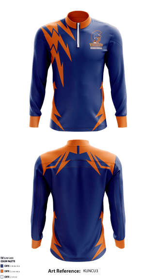 Quarter Zip Jacket, Virginia State Trojans, Men's Basketball, Teamtime, Team time, sublimation, custom sports apparel, team uniforms, spirit wear, spiritwear, sports uniforms, custom shirts, team store, custom team store, fundraiser sports, apparel fundraiser