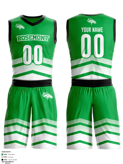 Rosemont Middle School Basketball 42305625 Basketball Uniform - 1