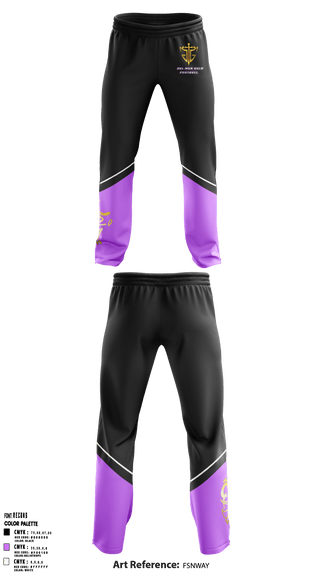 Sweatpants, Del Mar Gold, Football, Teamtime, Team time, sublimation, custom sports apparel, team uniforms, spirit wear, spiritwear, sports uniforms, custom shirts, team store, custom team store, fundraiser sports, apparel fundraiser