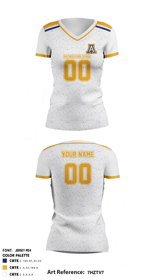 Women's Short Sleeve Vneck Shirt, Archbold High School Women's Volleyball, Women's Volleyball, Teamtime, Team time, sublimation, custom sports apparel, team uniforms, spirit wear, spiritwear, sports uniforms, custom shirts, team store, custom team store, fundraiser sports, apparel fundraiser