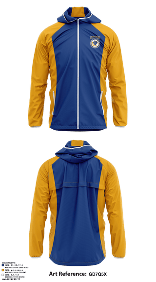 Windbreaker, Farragut Admiral Cheerleading Team, Cheer, Teamtime, Team time, sublimation, custom sports apparel, team uniforms, spirit wear, spiritwear, sports uniforms, custom shirts, team store, custom team store, fundraiser sports, apparel fundraiser