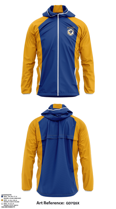 Farragut Admiral Cheerleading Team 86580808 Windbreaker - 1