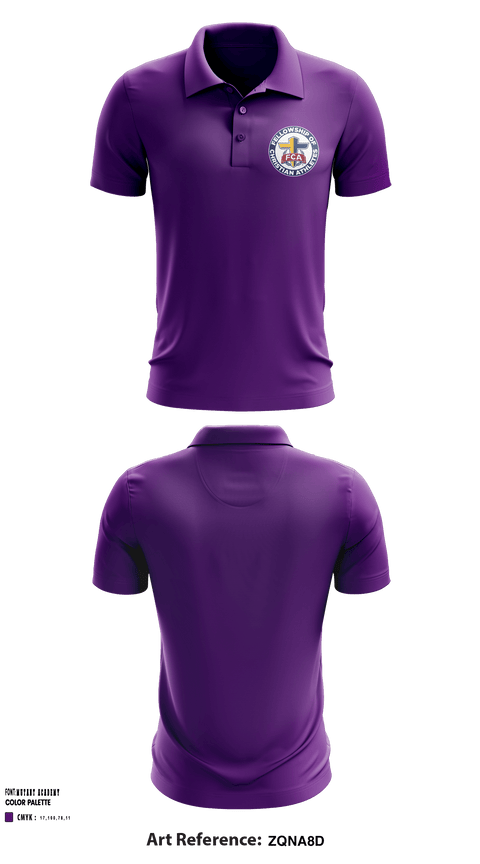 Short Sleeve Performance Polo, Fellowship of Christian Athletes, Football, Teamtime, Team time, sublimation, custom sports apparel, team uniforms, spirit wear, spiritwear, sports uniforms, custom shirts, team store, custom team store, fundraiser sports, apparel fundraiser