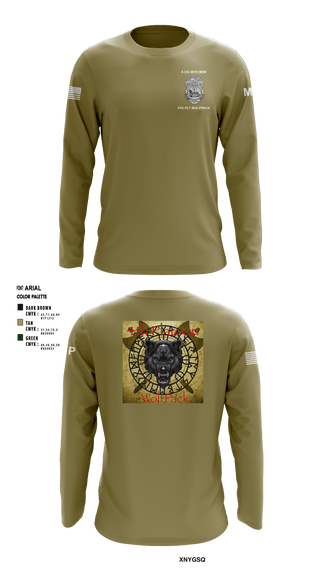 Long Sleeve Performance Shirt, , Army, Teamtime, Team time, sublimation, custom sports apparel, team uniforms, spirit wear, spiritwear, sports uniforms, custom shirts, team store, custom team store, fundraiser sports, apparel fundraiser