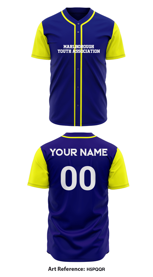 Full Button Baseball Jersey, Marlborough Youth Baseball Association, Baseball, Teamtime, Team time, sublimation, custom sports apparel, team uniforms, spirit wear, spiritwear, sports uniforms, custom shirts, team store, custom team store, fundraiser sports, apparel fundraiser