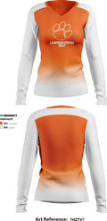 Lawrenceburg High School Golf 72876486 Women's Long Sleeve V-neck Shirt - 1