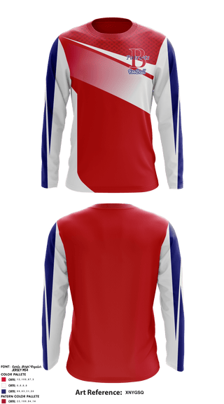 Long Sleeve Performance Shirt, Burlington Patriots, Football, Teamtime, Team time, sublimation, custom sports apparel, team uniforms, spirit wear, spiritwear, sports uniforms, custom shirts, team store, custom team store, fundraiser sports, apparel fundraiser