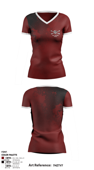 Women's Short Sleeve Vneck Shirt, Port Charlotte High School Tennis, Tennis, Teamtime, Team time, sublimation, custom sports apparel, team uniforms, spirit wear, spiritwear, sports uniforms, custom shirts, team store, custom team store, fundraiser sports, apparel fundraiser