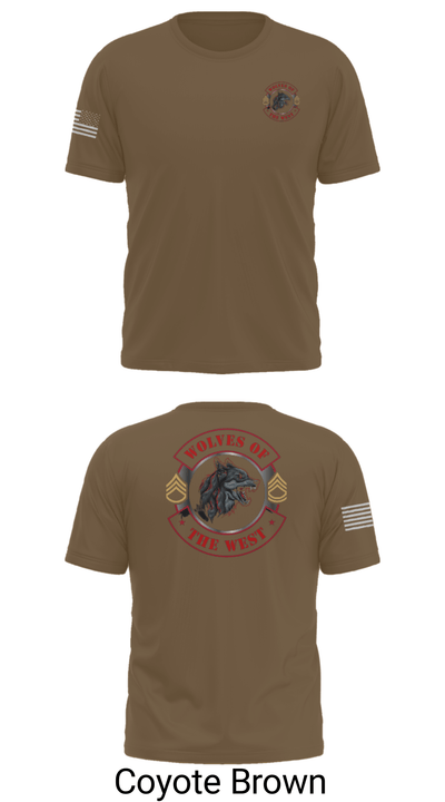 Wolves of the west 83450229 Short Sleeve Performance Shirt - 32