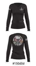 707th OD CO (EOD) 59109694 Women's Long Sleeve V-neck Shirt - 37