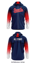 Diamond Bar Girls Softball 1743931 Windbreaker with tackle twill - 2