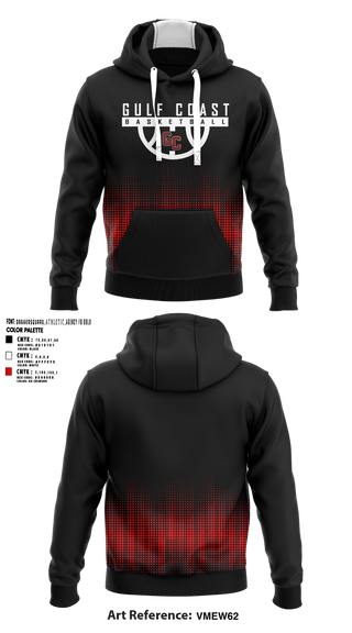 Hoodie, Gulf Coast Heat Basketball, Men's Basketball, Teamtime, Team time, sublimation, custom sports apparel, team uniforms, spirit wear, spiritwear, sports uniforms, custom shirts, team store, custom team store, fundraiser sports, apparel fundraiser