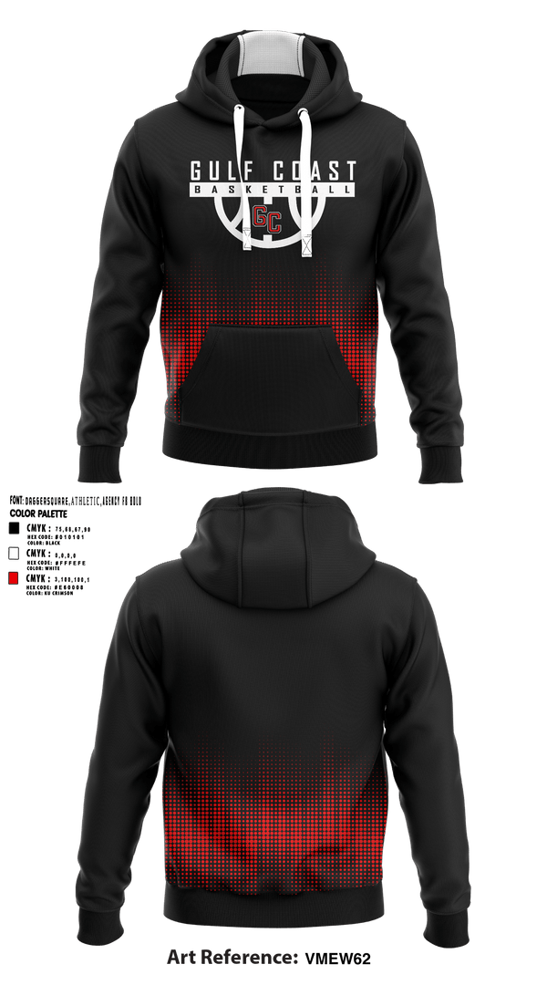 Hoodie, Gulf Coast Heat Basketball, Men's Basketball, Teamtime, Team time, sublimation, custom sports apparel, team uniforms, spirit wear, spiritwear, sports uniforms, custom shirts, team store, custom team store, fundraiser sports, apparel fundraiser