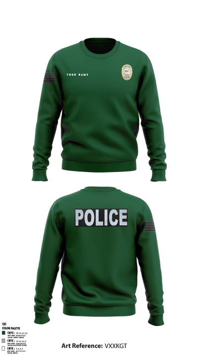 Church Point Police 92600366 Crew Neck Sweatshirt - 1
