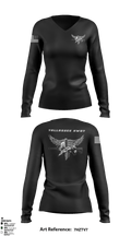 Tallassee SWAT 88862930 Women's Long Sleeve V-neck Shirt - 2