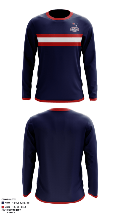 Lake Brantley High School Golf 83071924 Long Sleeve Performance Shirt - 2