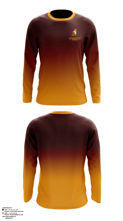Cinco Ranch Junior High School Tennis 60457002 Long Sleeve Performance Shirt - 1