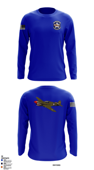 Long Sleeve Performance Shirt, , Air Force, Teamtime, Team time, sublimation, custom sports apparel, team uniforms, spirit wear, spiritwear, sports uniforms, custom shirts, team store, custom team store, fundraiser sports, apparel fundraiser